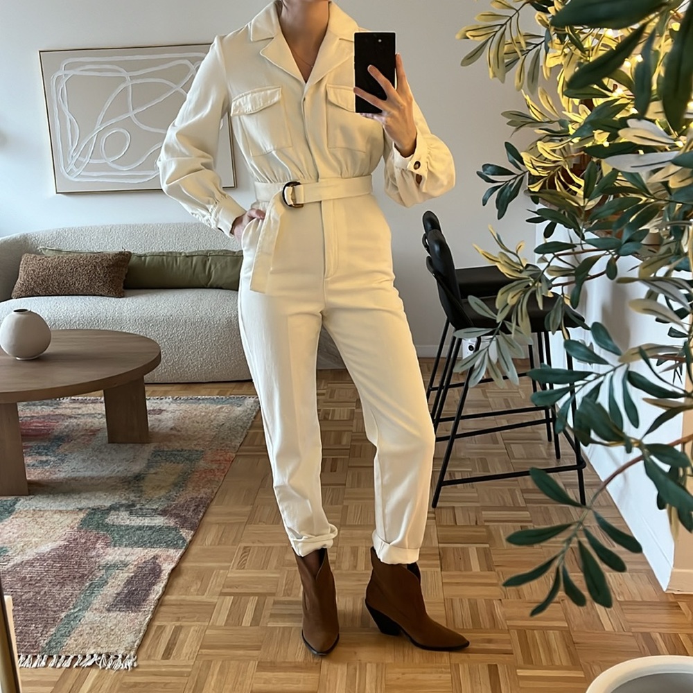 & Other Stories Denim Jumpsuit